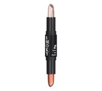 Double Head Highlighter Stick Shadow Nose Concealer Stick High Pearl Eyeshadow Beauty Eye Shadow Stick Makeup Cosmetics Eye Brightener Stick Rotatable Eye Shadow Pencil NHr204 (One Size)