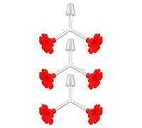 Double Head Hummingbird Feeder Tubes 3 Pack of Stoppers for Bird Feeding Activities in Your Garden