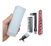Double Head L-Shaped Screwdriver, Perfect for Tight Spaces with Magnetic Tips Offset Screwdriver Set for Furniture Assembly(A)