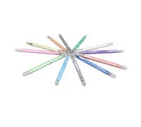Double Head Marker Pens 12 Vibrant Colors for Projects, Smooth and Durable for Art and Black Card Designs, Ideal for All Materials