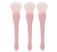 Double Head Mask Brush Silicone Facial Mask Brush Face Mask Applicator Brush Soft Flexible Ergonomic Design for Mud Clay Mask Body Lotion 3pcs Set