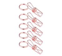 Double Head Metal Names Card Stand with Iron Wire Clip Business Cards Display Stand for Meeting Presentation Desktop Display Clamp Pack of 5
