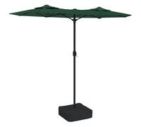 Double-Head Parasol Garden Umbrella Outdoor Sun Shading Pool Umbrella vidaXL