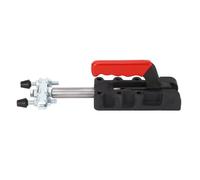 Double Head Push Pull Toggle Clamp Heavy Duty 2500kg Holding Capacity 75mm Stroke Quick Release Welding Fixture Clamp for Metalworking High Carbon Steel M12X80