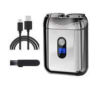 Double Head Rechargeable Shaving Device With Attachment For Men Electric Trimmer Beard Grooming Tool Double