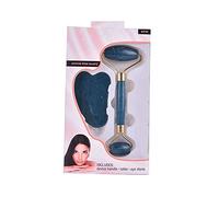 Double Head Roller Facial Massager, Roller Body Massage, Face Lift Wrinkle Slimming Neck Remover Body Care Tools(Blue)
