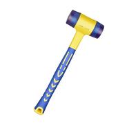 Double Head Rubber Hammer Metal Mallets Multipurpose Double Side Lightweight Mallets Soft for Home Decoration Detachable Handle