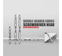 Double-Head Screwdriver Bit for Drywall Installation with Automatic Depth Setting, Strong Magnetic and Alloy Steel Construction, Compatible with Electric and Cordless Drills-6