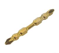 Double Head Screwdriver Bit PH2 Cross Driver, Magnetic 65mm 100mm Metal Drill Bits for Electric Drill, Auto Repair, Furniture Assembly, Household Appliance(65mm)