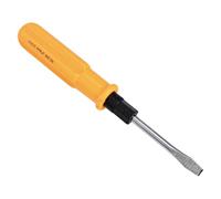 Double Head Screwdriver, Slotted Cross Screwdriver, Portable Repair Tool, Chromium-Vanadium Steel, Non-Slip Handle, 2-in-1 Interchangeable Bits for Furniture Assembly, Electronics, Mechanical Fixes