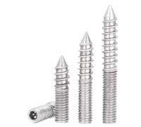 Double Head Self Tapping Screws, Stainless Steel Head Self Tapping Hex Socket Pointed Tail M4-M6 30-45mm Pk(40mm,M610pcs)