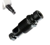 Double Head Sheet Nibbler Metal Cutting Tool for 360 Degree Straight Curve Cuts Drilling Attachment for Iron Steel Plastic Wood Working