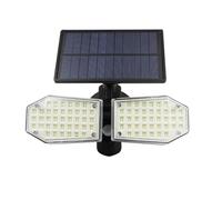 Double Head Spotlights Outdoor 78 LED Motion Sensors Solar Lights Security Flood Lights for Front Door Yard Garden Garage Double Head Spotlights