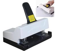 Double-Head Stapler, Double-Nail Standard Stapler, Paper Feeding Depth: 2-15mm, Can Order 2-50 Pages of Paper, Effortless Staplers Labor-Saving Machine, for Office Home School