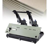 Double-Head Stapler, Manual Flat Saddle Stitching, Margin Adjustment, 44cm Extended Workbench, Binding Thickness 60 Sheets/80g, Jam Free for Office Factory Home Use