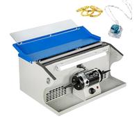 Double Headed Bench Buffer Polisher W/Dust Collector,Lighting,Protective Shield,Adjustable Speed for Jewelry,Aluminum,and Rock Polishing,Designed for Reliability