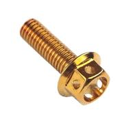 Double headed bolt Hex Serrated Flange Bolts,Flanged Set Screw Hexagon Households Machine 2Pcs Hollow Head Outer Screws Ti Fastener M6 M8X20/25/35/40/45/50/55mm(M8x25mm)