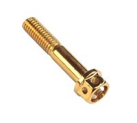 Double headed bolt Hex Serrated Flange Bolts,Flanged Set Screw Hexagon Households Machine 2Pcs Hollow Head Outer Screws Ti Fastener M6 M8X20/25/35/40/45/50/55mm(M8x40mm)