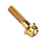 Double headed bolt Hex Serrated Flange Bolts,Flanged Set Screw Hexagon Households Machine 2Pcs Hollow Head Outer Screws Ti Fastener M6 M8X20/25/35/40/45/50/55mm(M8x35mm)