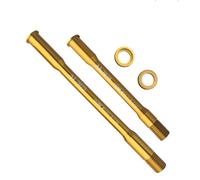 Double-Headed Detachable Thru-Axle for Road Bikes - 12mm Aluminum Alloy Bike Maintenance Tool Compatible with AD350/300/500/RT380/RS360/RS450, 45g, Gold/Silver/Pink/Purple/Gray/Red/Blue/Black Gold