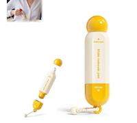 Double-Headed Instant Stain Remover Pen, Travel Stains Removers, Portable Stain Remover Stick, Waterless, Stain Pens Express, Instant Stains Removal, Quick Fix Pen For Stains Without Washing，Yellow