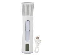 Double Headed Nano Facial Steamer Moisturizing Hydrating Face Sprayer with LCD Screen Display for Skin Care and Beauty Enthusiasts ABS Material 98g 30ml Water Tank Capacity