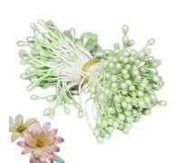 Double-Headed Pollen Pollen Vessels - Double Headed Artificial Flower Stamens, Artificial Stamens for Christmas Card Wedding Decoration, Crafts for the