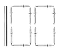 Double Headed Skirting Nails - 2.8x0.3cm Carbon Steel, Thread Screws Nail, Sleeve Tool | Perfect For Woodworking Home Renovation Furniture Assembly Construction Workshop DIY Projects Secure Fit