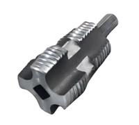 Double Heads Pipe Threader Water Pipe Internal Thread Opener Hand Electric Drills Hand Tool for PVC Pipes Water Internal Thread Opener
