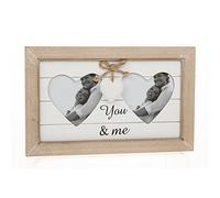 Double Heart Photo Frame You & Me