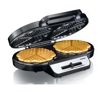 Double Heart Shape Waffle Maker Iron Machine Non Stick Stainless Steel