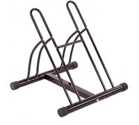 Double Heavy Duty Bike Floor Parking Rack | Bicycle Storage Holder for Two Bikes | Stable Portable & Space Saving Cycles Stand for Indoor & Outdoor Use