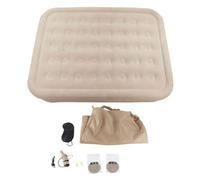 Double High Air Mattress Inflatable Bed with Built in Pump Air Cushion Bed Outdoor Camping Tent Mattres 197x150x40cm