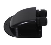 Double Hole Abs Solar Cable Entry Junction Box Black