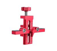 Double-Hole Cabinet Door Installation Jig for Precise Alignment & Drilling, 8-40 mm Panel Thickness, Anodized Aluminum Alloy, Optical Scale He(A)