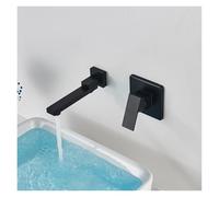 Double Hole Wall Mounted Swivel Spout Faucet - Pure Copper Bathroom Sink Mixer Hot & Cold Water Sl esign for Modern Bathrooms & Easy to Install