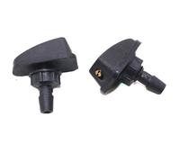 Double Hole Wiper Spray Nozzle Compatible with Benz for A200 A180 B180 B200 360° Adjustable Metal ABS Car Front Windshield Washer Water Nozzle