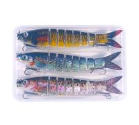 Double Hook Artificial Baits Slow Sinking Flexible Tail Realistic Action Fishing Gear All Waters Realistic Fishing Lures