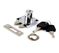 Double Hook Cabinet Drawer Lock for Home Drawer Storage Box Locker Boat Car Truck JA43 1Pcs(Same Key)