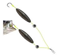 Double Hook Reverse Basic Assembly, Double Reverse Catfish Assembly Fishing Equipment - Hook-Avoiding Bait Grass-free Swimming Bait Unisex Beginners