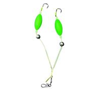 Double Hooks, Twist-proof Fishing Hooks for Fresh and Saltwater, Dynamic Automatic Rig in Several Sizes for Saltwater, Bass, Trout, Catfish