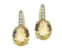 Double Hoop Earrings zirconia oval Leverback ideal with for women captivating Fun Dangle