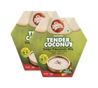 Double Horse's Instant Tender Coconut Sago Payasam Mix 180g Traditional Indian Dessert Mix Easy Instant Kerala Payasam Coconut and Sago Pudding Mix Pack of 2