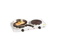 Double Hot Plate, 2500W, Two Hob Sizes (1500W + 1000W), Daewoo Brand