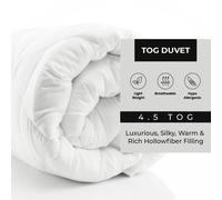 (Double) Hotel Quality Duvet 4.5 Summer Tog Feel Like Down Ultra Soft Light Weight Duvets Quilt Bedding All UK Size