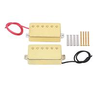 Double Humbucker Pickup - High Power Guitar Pickup, Thick Full Bass Alto Treble, Strong Anti - Interference for Heavy Metal Rock, Durable Brass Alnico5, Easy Installation with Sc