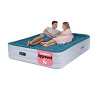 Double Inflatable High Raised Airbed with Built-in Electric Pump