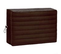 Double insulated protective cover for indoor air conditioners designed to prevent heat loss, moisture buildup, and dust penetration in various seasons (Meters white)