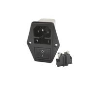 Double insurance switch power filter CW2C-10A-T (F2 02) 10A 6A 1B 2B 2A(CW2C-10A-T F2 10A)