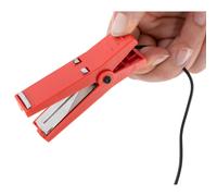 Double inter-wire connection cable with 2 x 40 mm ribbon alligator clips Ako